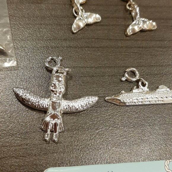 16Pc Lot Of Jewelry Beach Nautical Charm Bracelet Pendant Connectors Gold Silver - Picture 10 of 12